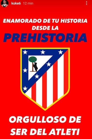 Koke responde a Guardiola: "Orgulloso de ser del Atleti"