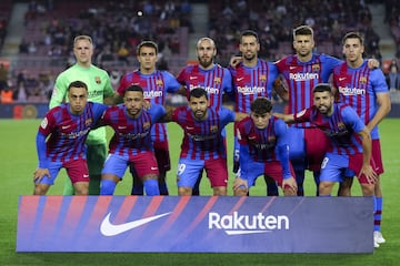 Equipo del Barcelona.