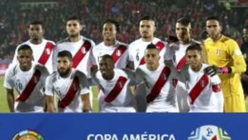 Perú antes del partido ante Chile