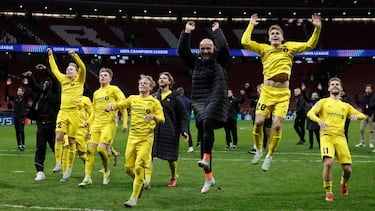 Los jugadores del Bodo celebran el triunfo en el Metropolitano.