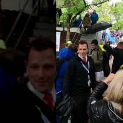 El cariño de los hinchas a Garin tras su clasificar a la final