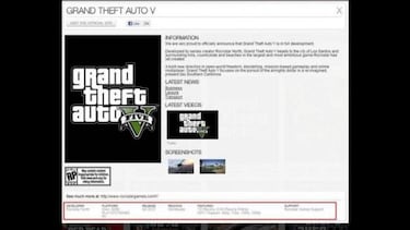 GTA V tiene prevista su fecha de lanzamiento para 2012 según una imagen supuestamente filtrada