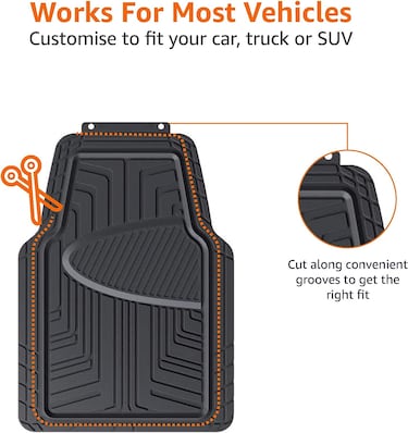 Encontramos estas alfombrillas de goma para el coche que triunfan en Amazon