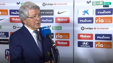 Enrique Cerezo, presidente del Atlético.