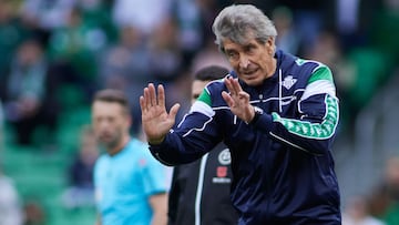 Pellegrini, durante un partido. 