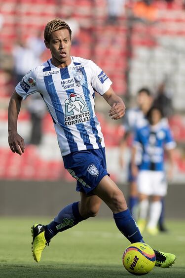 El japonés estuvo dos campañas con Pachuca, del 2018 al 2019.