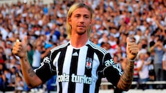 Guti, durante su presentación con el Besiktas.