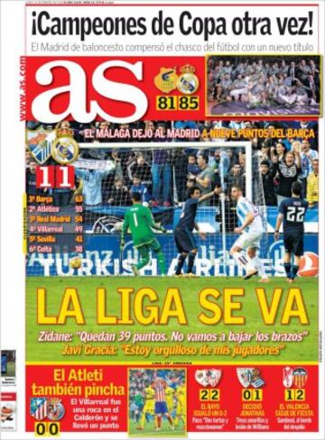 Portadas de la prensa mundial