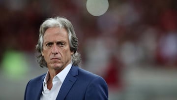 Soccer Football Copa Libertadores - Group A - Flamengo v Barcelona - Maracana Stadium, Rio de Janeiro, Brazil - March 11, 2020    Flamengo coach Jorge Jesus before the match   REUTERS/Ricardo Moraes