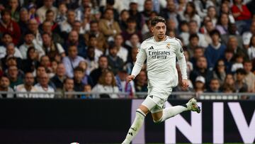 Fede Valverde, durante el partido ante Osasuna.