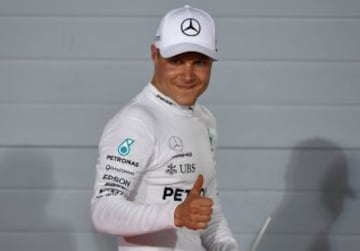 Bottas consiguió la primera pole de su carrera.