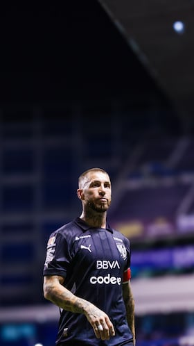 Sergio Ramos of Monterrey during the 7th round match between Puebla and Monterrey as part of the Liga BBVA MX, Torneo Apertura 2025 at Cuauhtemoc Stadium, on August 29, 2025 in Puebla, Mexico.