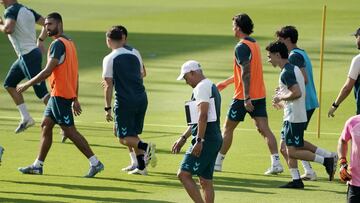 Sergio Pellicer, con el grupo.