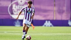 Koke, con el Real Valladolid Promesas.