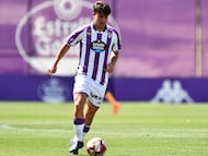 Koke, con el Real Valladolid Promesas.