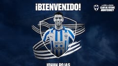 Monterrey oficializa el fichaje de Johan Rojas.