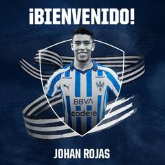 Rayados oficializa llegada de Johan Rojas, su primer refuerzo