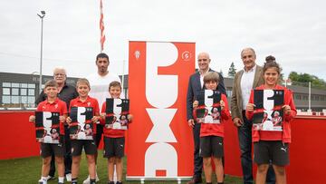 14-07-25. IMAGEN DE LA PRESENTACIÓN DE LA CAMPAÑA DE ABONADOS DEL SPORTING 2025-2026.