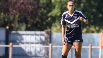 Kathellen Sousa con el Girondins.