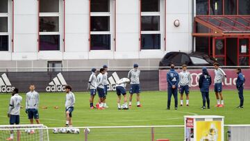 Los jugadores del Bayern llevan entrenandose desde hace varias semanas para volver en plenitud el próximo 17 de mayo.
