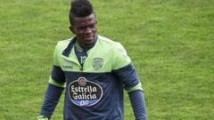 Azeez, jugador del Lugo. 