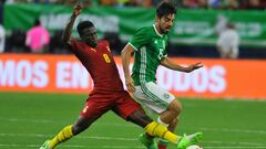 Rodolfo Pizarro con la selecci&oacute;n mexicana 