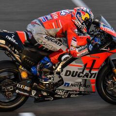 Dovizioso y Rossi en un pañuelo con Márquez a tres décimas