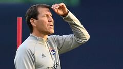 Soccer Football - Champions League - Olympique Lyonnais Training - Estadio Jose Alvalade, Lisbon, Portugal - August 14, 2020  Olympique Lyonnais coach Rudi Garcia during training  Franck Fife/Pool via REUTERS