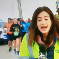 Un maratoniano suspendido de por vida por este acto machista contra una reportera