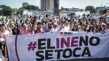 Marcha por la defensa del INE: cuántas personas estuvieron y qué ocurrió