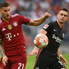 Santos Borré, presente en victoria de Eintracht ante el Bayern