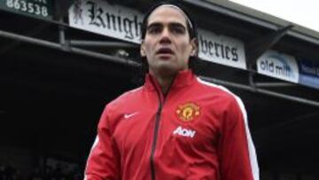 Radamel Falcao, delantero colombiano del United