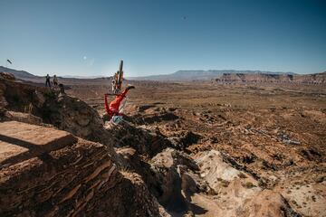 El vigente campeón del Rampage se quedó a las puertas de revalidar el título. Su backflip can-can de drop es digno de guardar también...