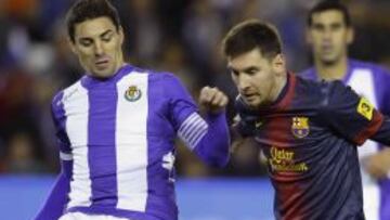 El Barcelona se impuso en la primera vuelta con tantos de Xavi, Messi y Tello. Por el Valladolid marcó Javi Guerra.