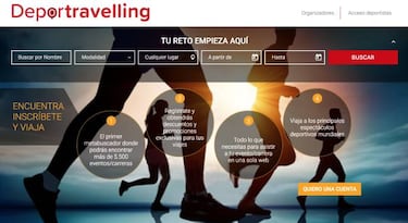 Nace Deportravelling, el buscador de carreras pensado para el deportista