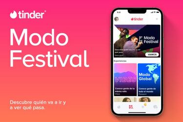 Tinder relanza el Modo Festival en su app