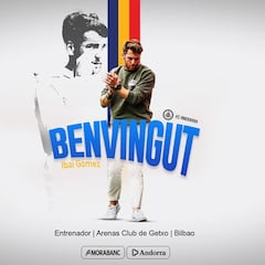 Oficial: Ibai Gómez nuevo técnico del Andorra