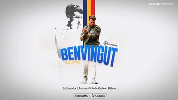 Oficial: Ibai Gómez nuevo técnico del Andorra