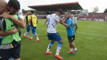 Machada histórica en Montilivi: el Zaragoza remonta un 0-3 y pasa