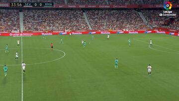 El detalle de James en la mejor ocasión de Hazard que demuestra que está al 200%