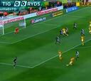 La gran asistencia de Vargas en el gol que llevó a la final a Tigres