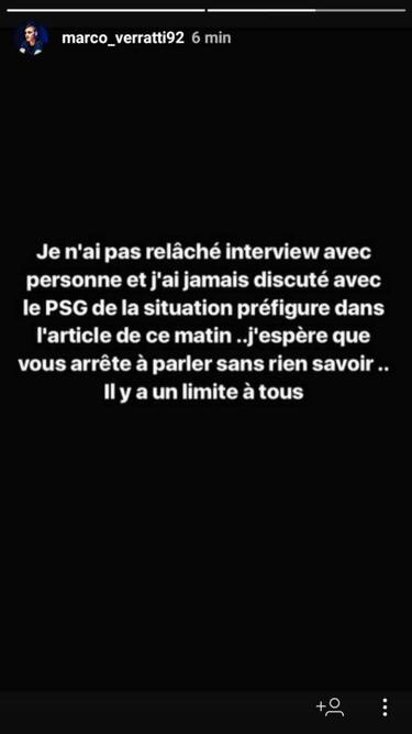 Verratti atiza a 'La Gazzetta' a través de las redes sociales