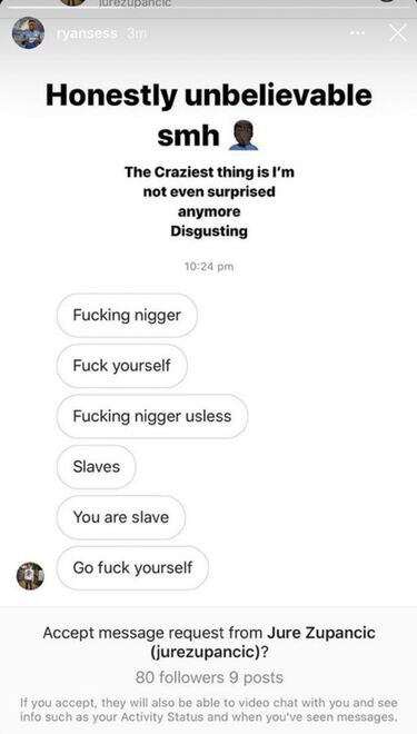 Sessegnon muestra los insultos racistas recibidos: "Asqueroso"