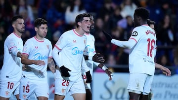 Juanlu celebra un gol.