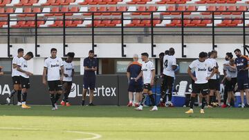 22/08/20 CIUDAD DEPORTIVA PATERNA VALENCIA
CORONAVIRUS COVID19
ESTADIO ANTONIO PUCHADES
PARTIDO AMISTOSO PRETEMPORADA
VALENCIA CF - CD CASTELLON
PAUSA PARADA HIDRATACION COOLING BREAK
JAVI GRACIA