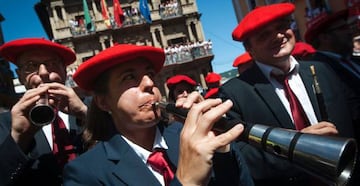 La música es una de las grandes protagonistas de las fiestas de San Fermín.