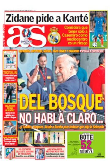 Las portadas de AS de junio