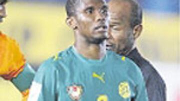 Samuel Etoo, eliminado.