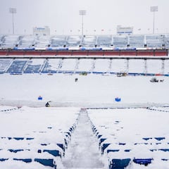 Buffalo Bills ofrecen 20 dólares por hora para remover nieve del Highmark Stadium previo al juego ante New York Jets