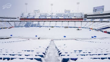 With Highmark Stadium snowed under for its final regular-season game, Buffalo is paying fans to help dig it out.